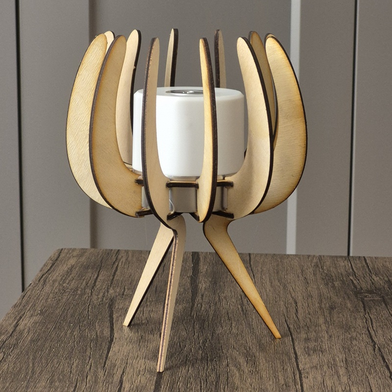 Bezdrátové led světlo Manases gravírování