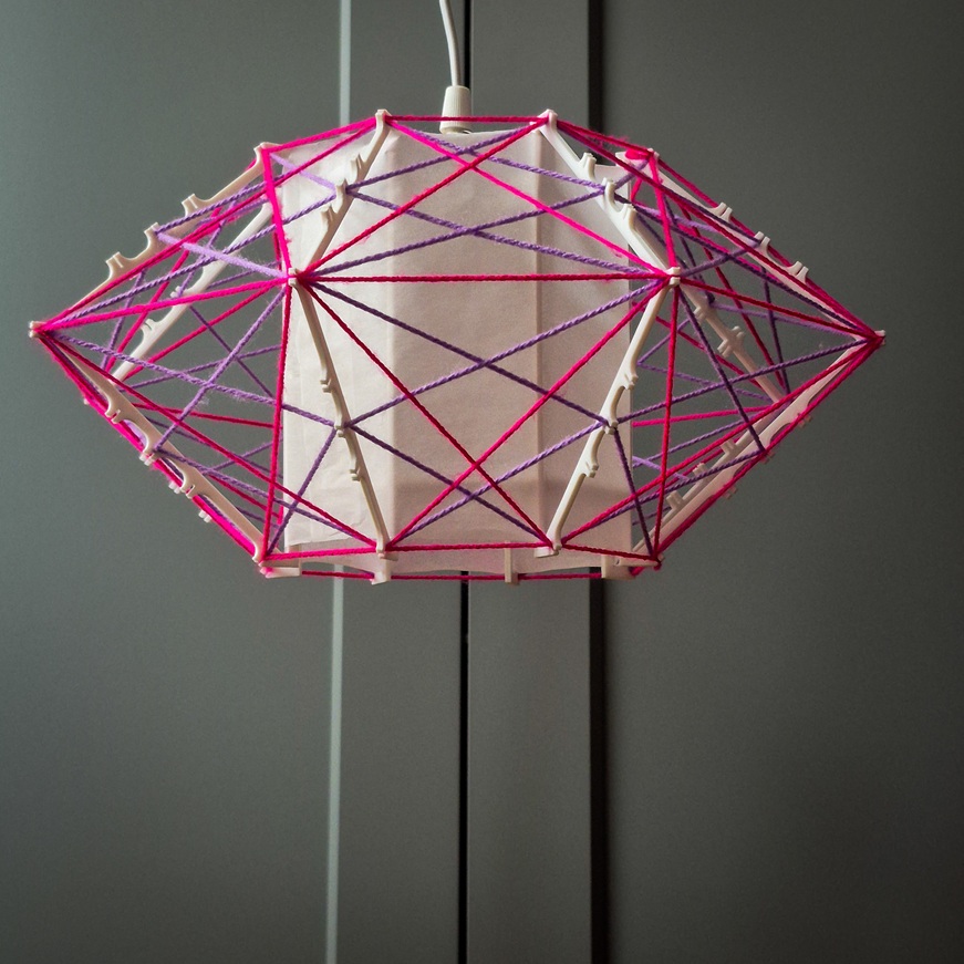 Lustr originální Efraim barevný česká výroba