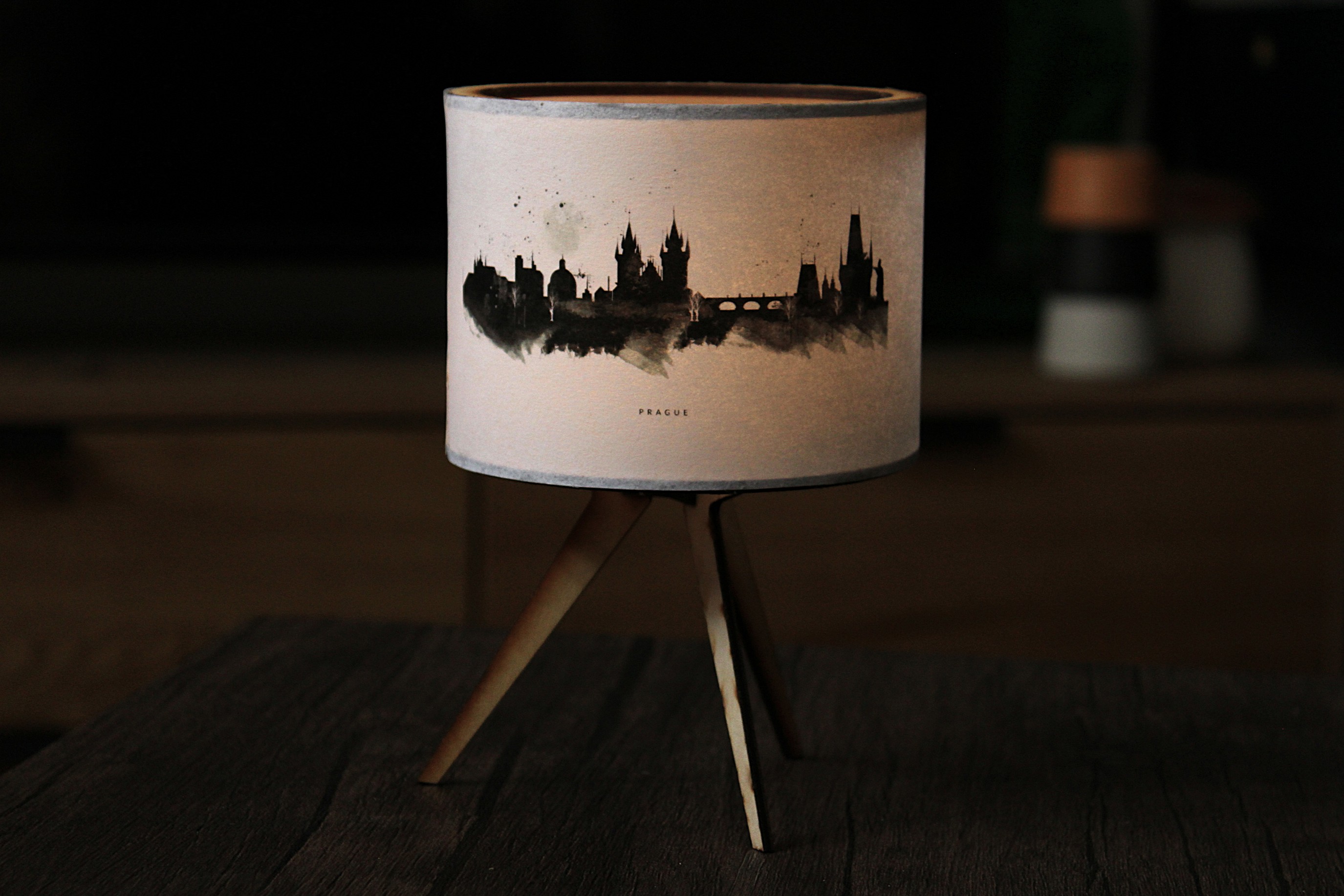 bezdrátová led lampa vlastní potisk