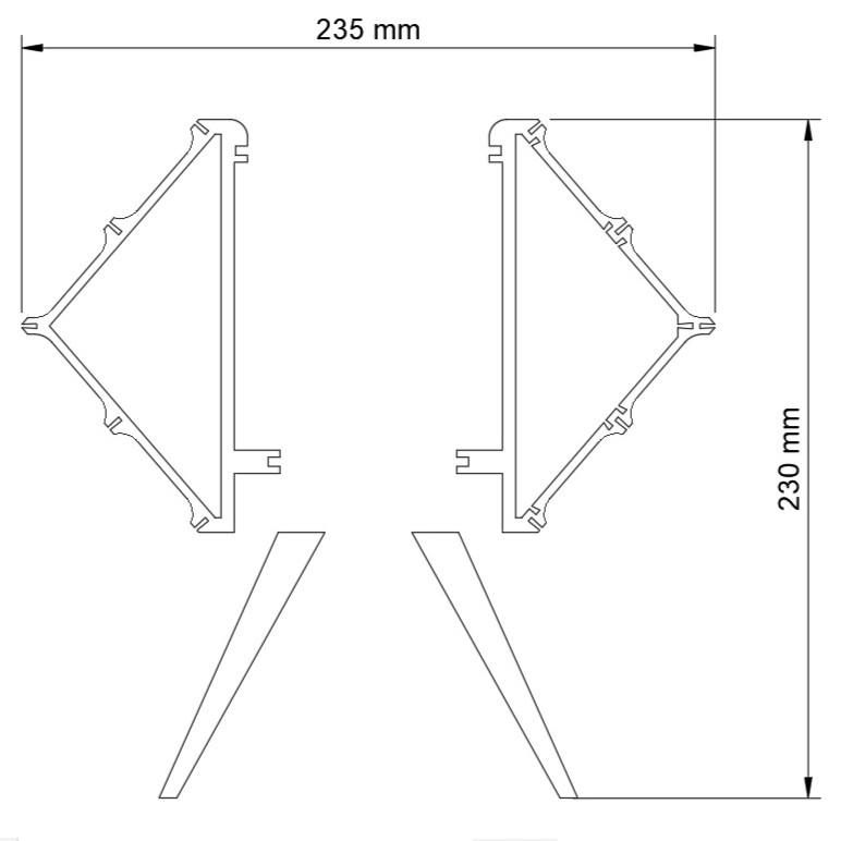 Stolní lampa Efraim výkres