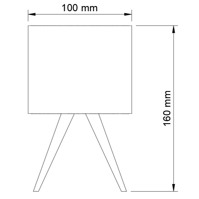 Bezdrátové design svítidlo Serah výkres